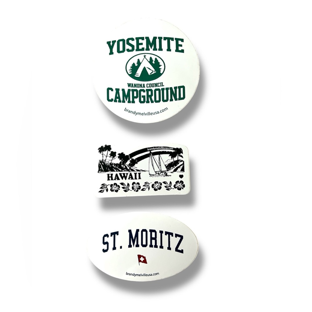 New - Brandy Melville set of 3 stickers